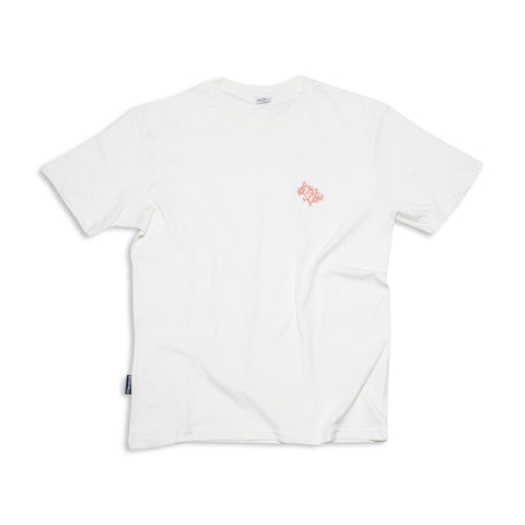 T-Shirt Koralle I off white