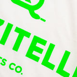 T-Shirt Ritzitelli | off white I neon green